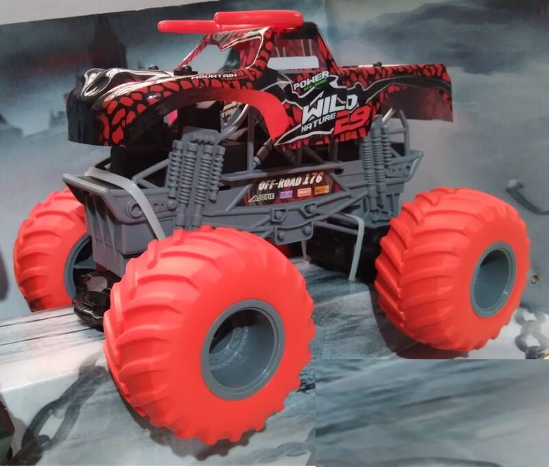 Carrinho Radio Controle 4x4 Off-Road 4 canais Truck WRock